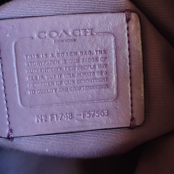 Coach Lavender Mini Kelsey Satchel 2 way bag - Picture 6 of 14